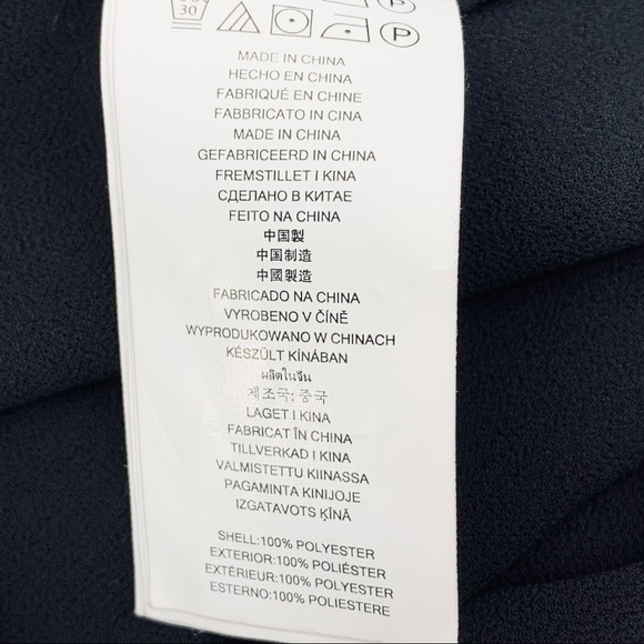 MICHAEL Michael Kors Black Chiffon Blouse Top - Picture 7 of 8